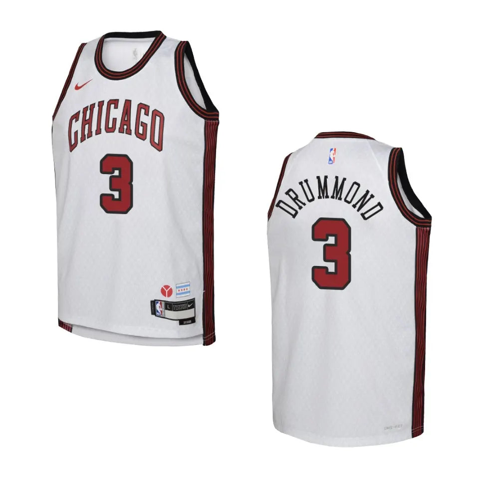 Drummond Bulls White Jersey