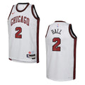 Bulls Ball #2 White Jersey