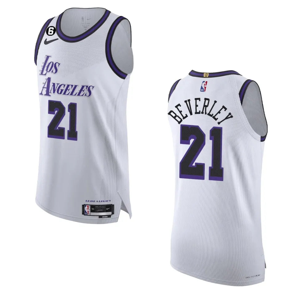 Beverley Lakers White Jersey nike