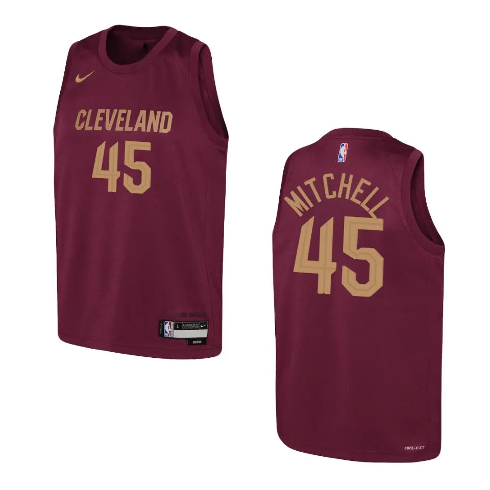 Nike Mitchell Cavaliers Maroon Jersey