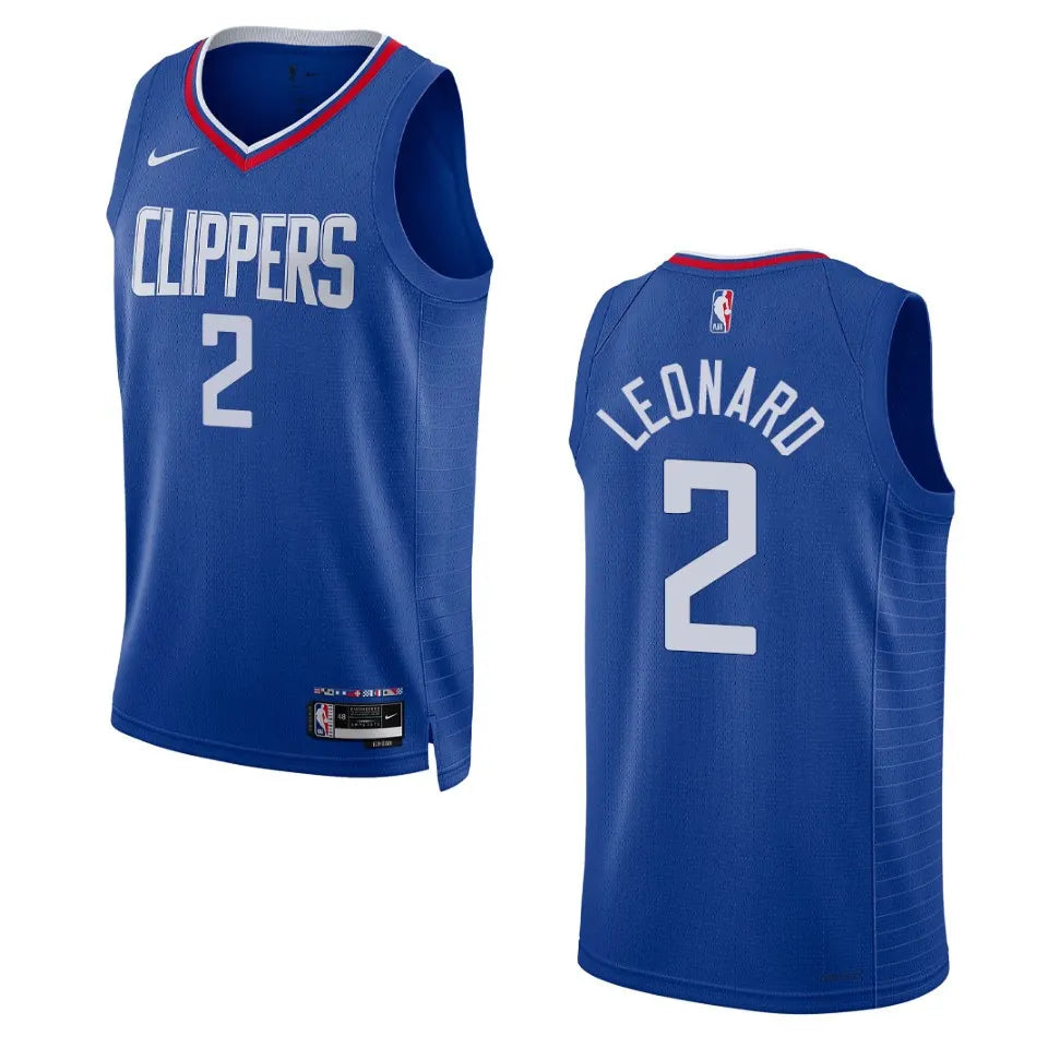 Kawhi Leonard Clippers Jersey nike blue