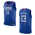 George Clippers Blue Jersey nike