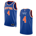 Rose Knicks Blue Jersey