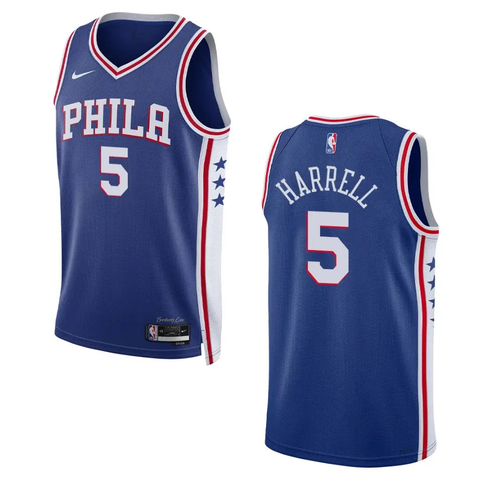 Harrell 76ers Blue Jersey