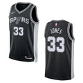 Tre Jones Spurs Black Jersey