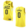 Nike Tucker Jazz Yellow Jersey