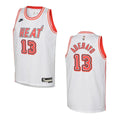 Adebayo Heat White Jersey nike association