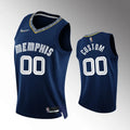 nike memphis Grizzlies Navy Custom Jersey