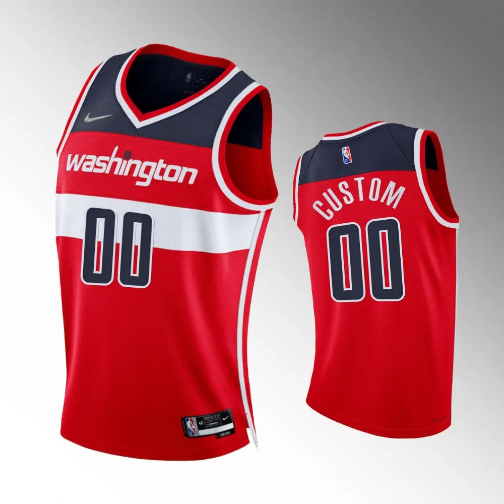 nike washington Wizards Red Custom Jersey