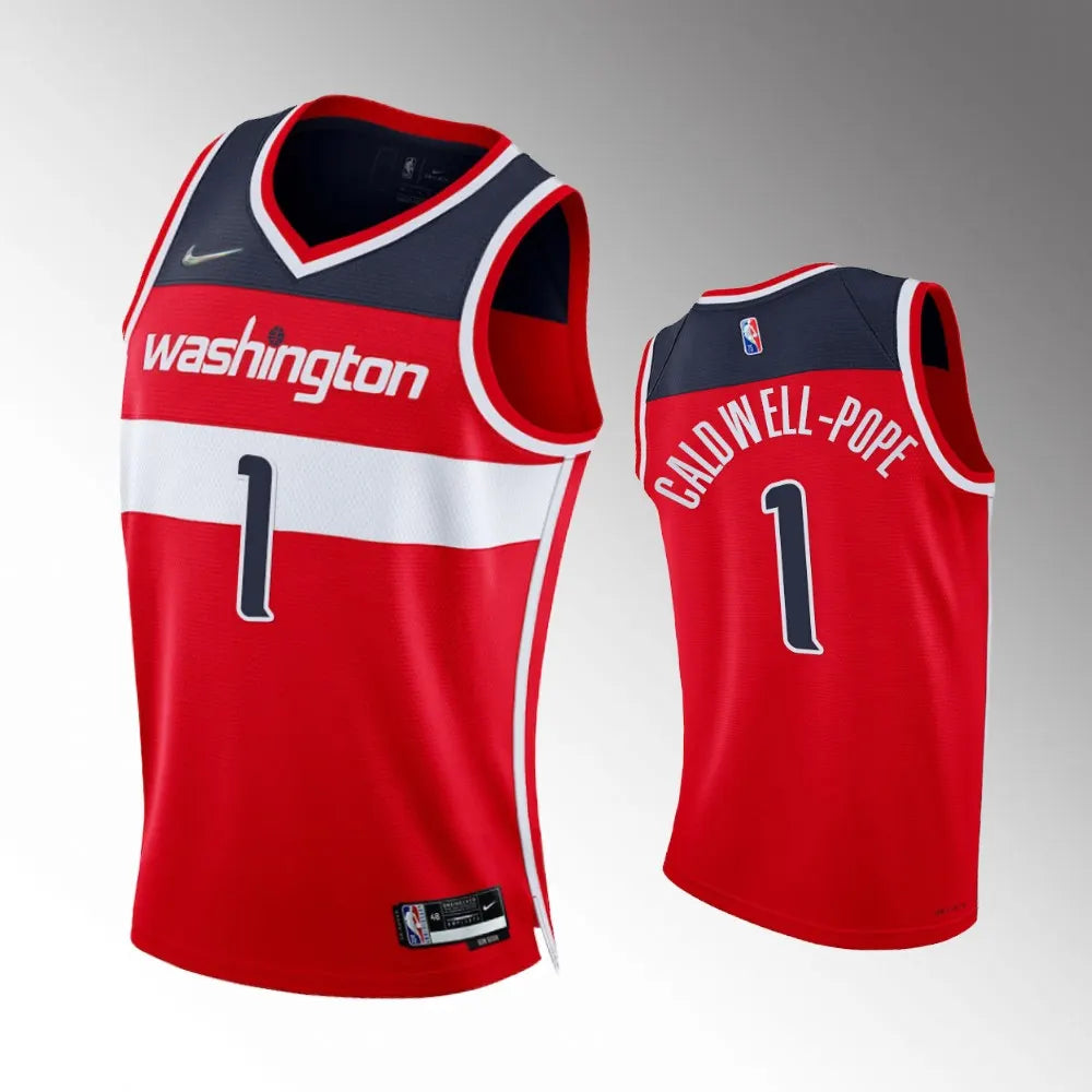 Wizards Caldwell-Pope Red Jersey