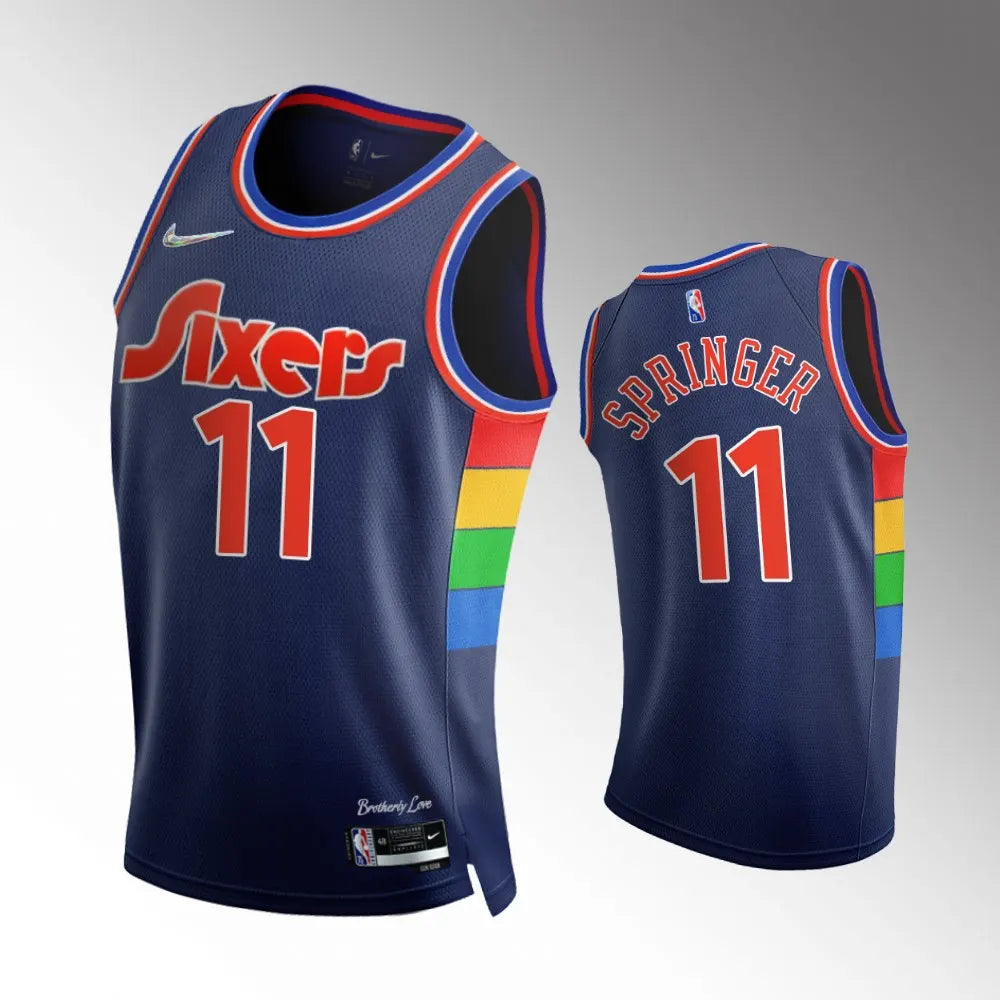 Springer Sixers Navy Jersey