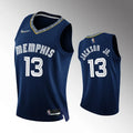 nike Grizzlies Jackson Jr. Navy Jersey