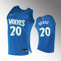 nike Okogie Wolves Blue Jersey