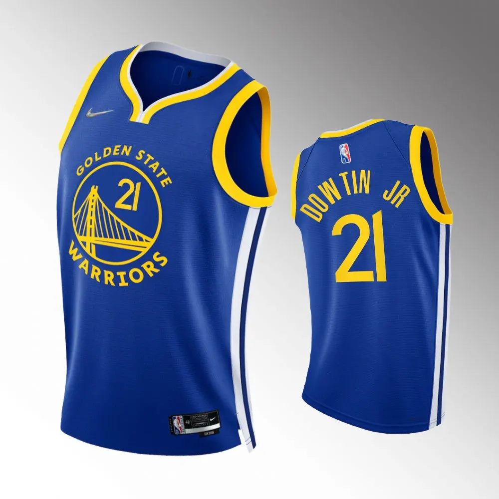 Dowtin Jr. Warriors Blue Icon Edition Jersey