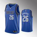 Dinwiddie Mavericks Blue Jersey nike