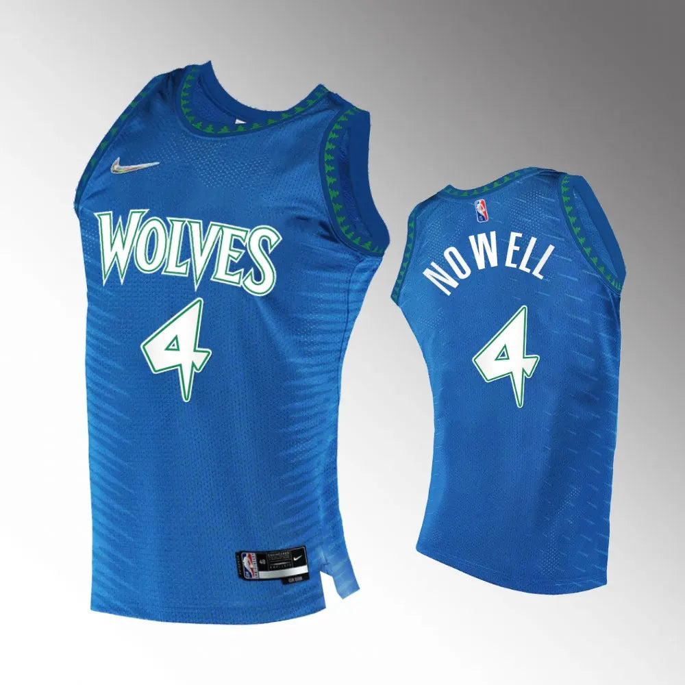 Timberwolves Nowell Blue Jersey