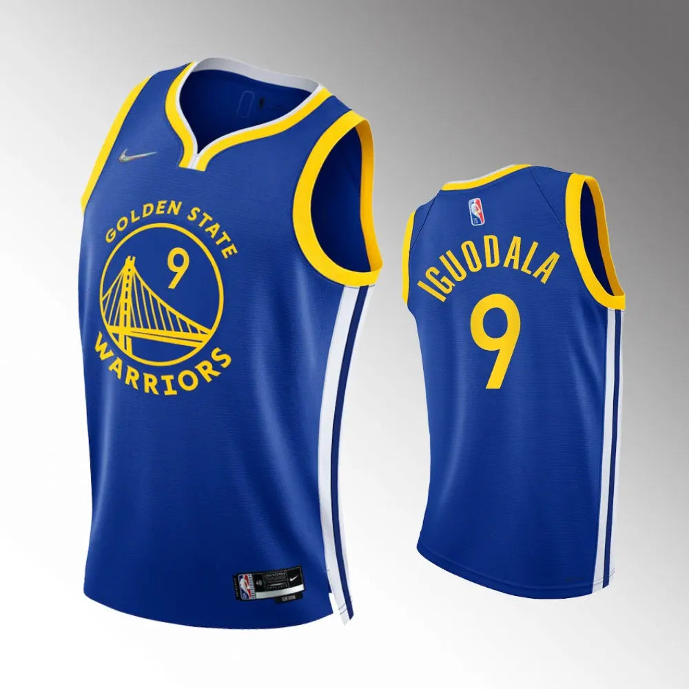 Iguodala Warriors Blue Jersey nike