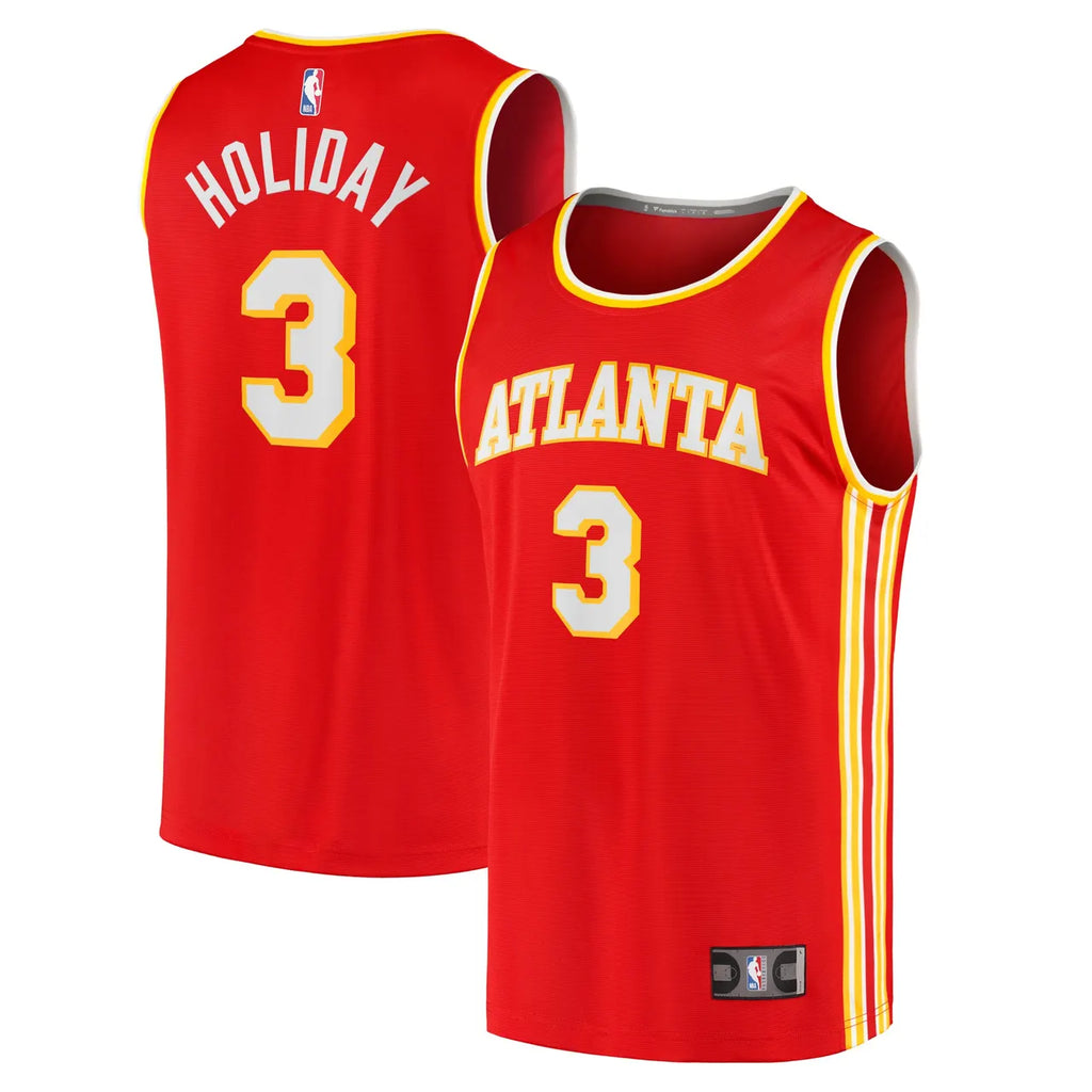 fanatics Holiday Hawks Red Jersey - Hình 2