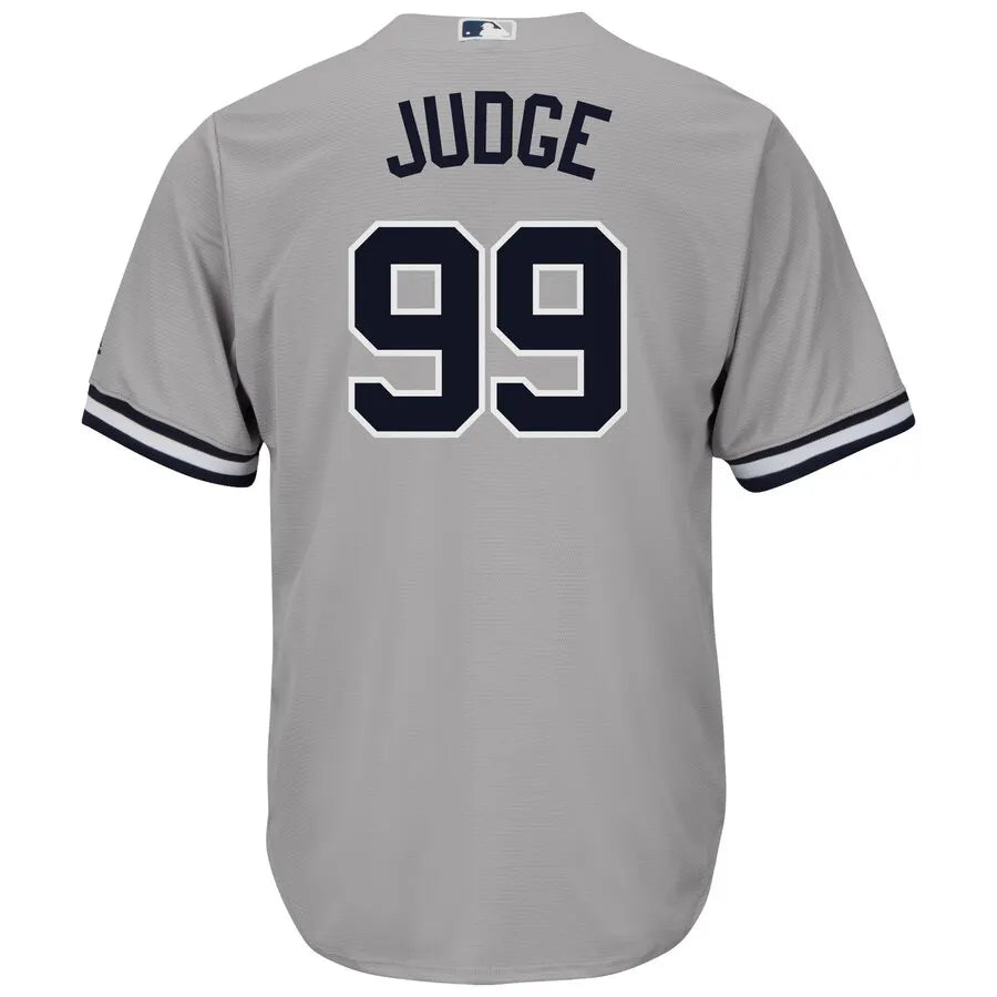 majestic Judge Yankees Gray Road Jersey - Hình 2