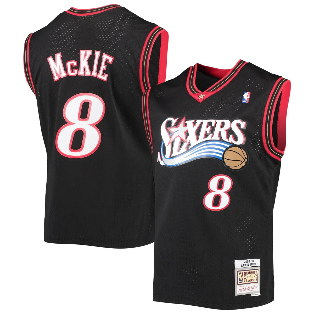 McKie Sixers Black Jersey - Hình 2