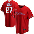 Nike Nola Phillies Red Jersey