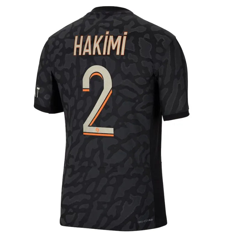 Hakimi PSG Black Jersey - Hình 2