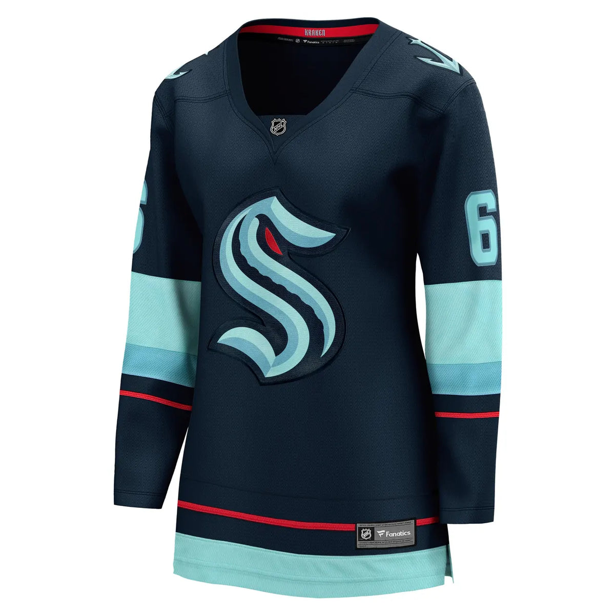 navy Fanatics Larsson Kraken Jersey