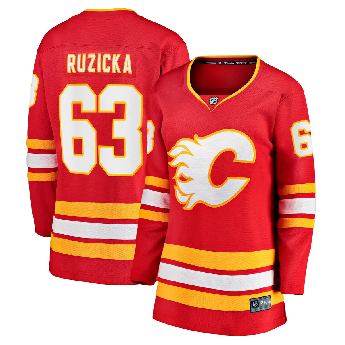 fanatics Ruzicka Flames Red Jersey