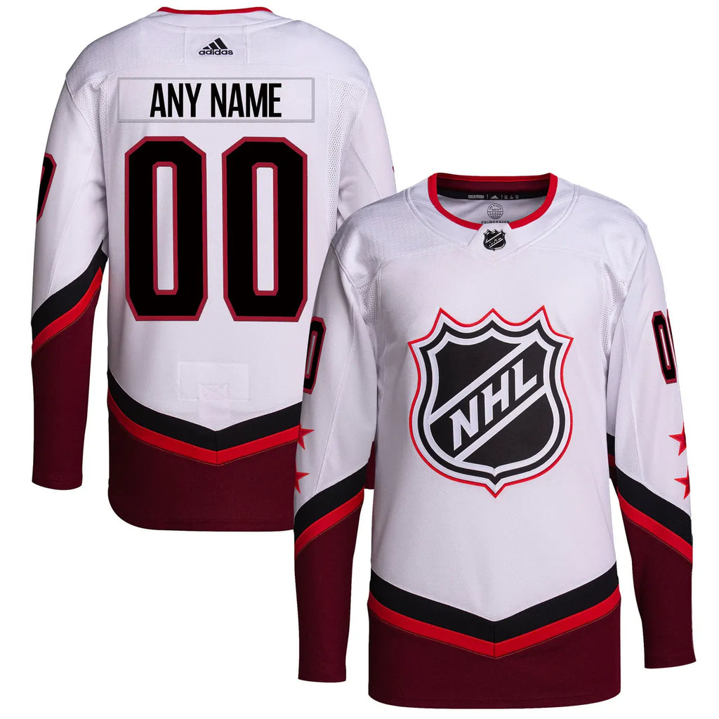 customizable Adidas NHL All-Star White Jersey - Hình 2