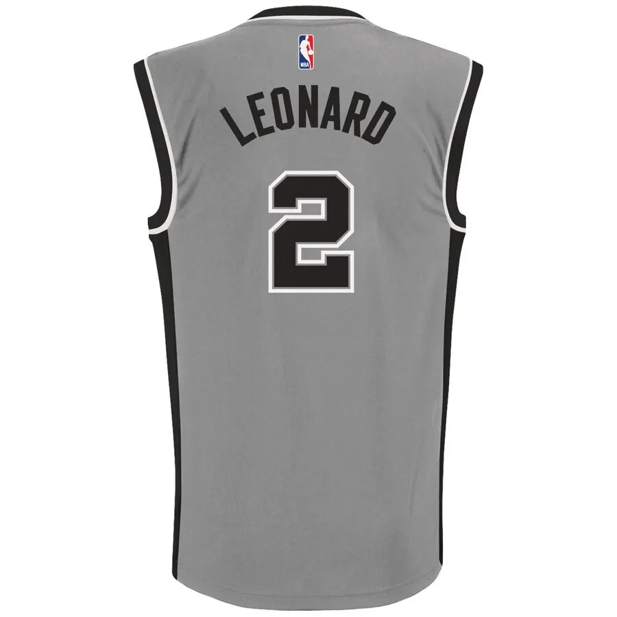 adidas Leonard Spurs Gray Jersey - Hình 2
