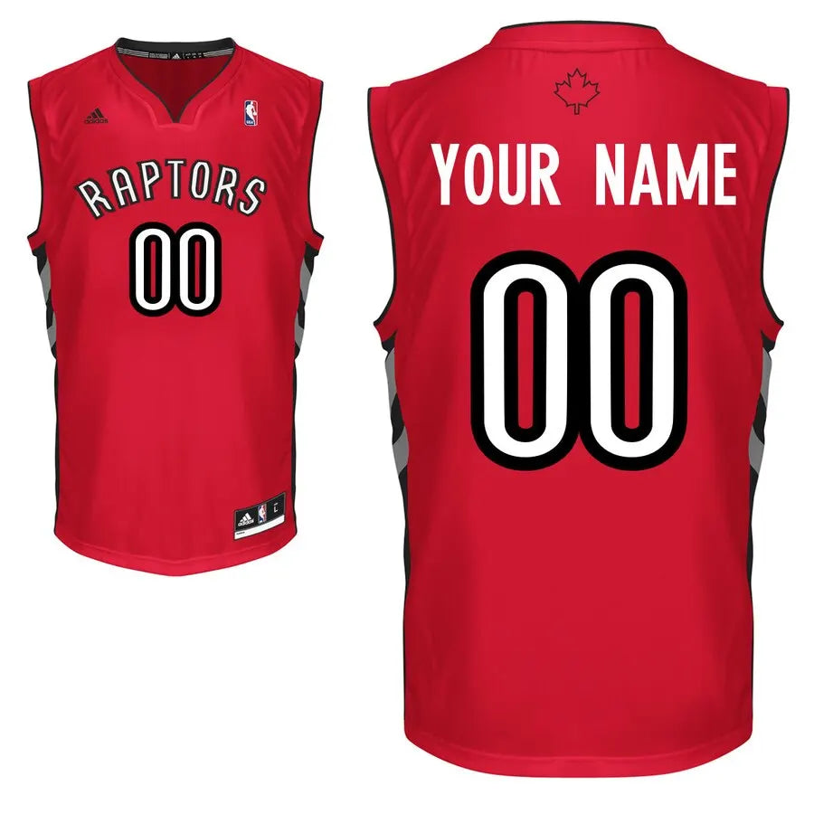 Adidas Raptors Red Custom Jersey - Hình 2