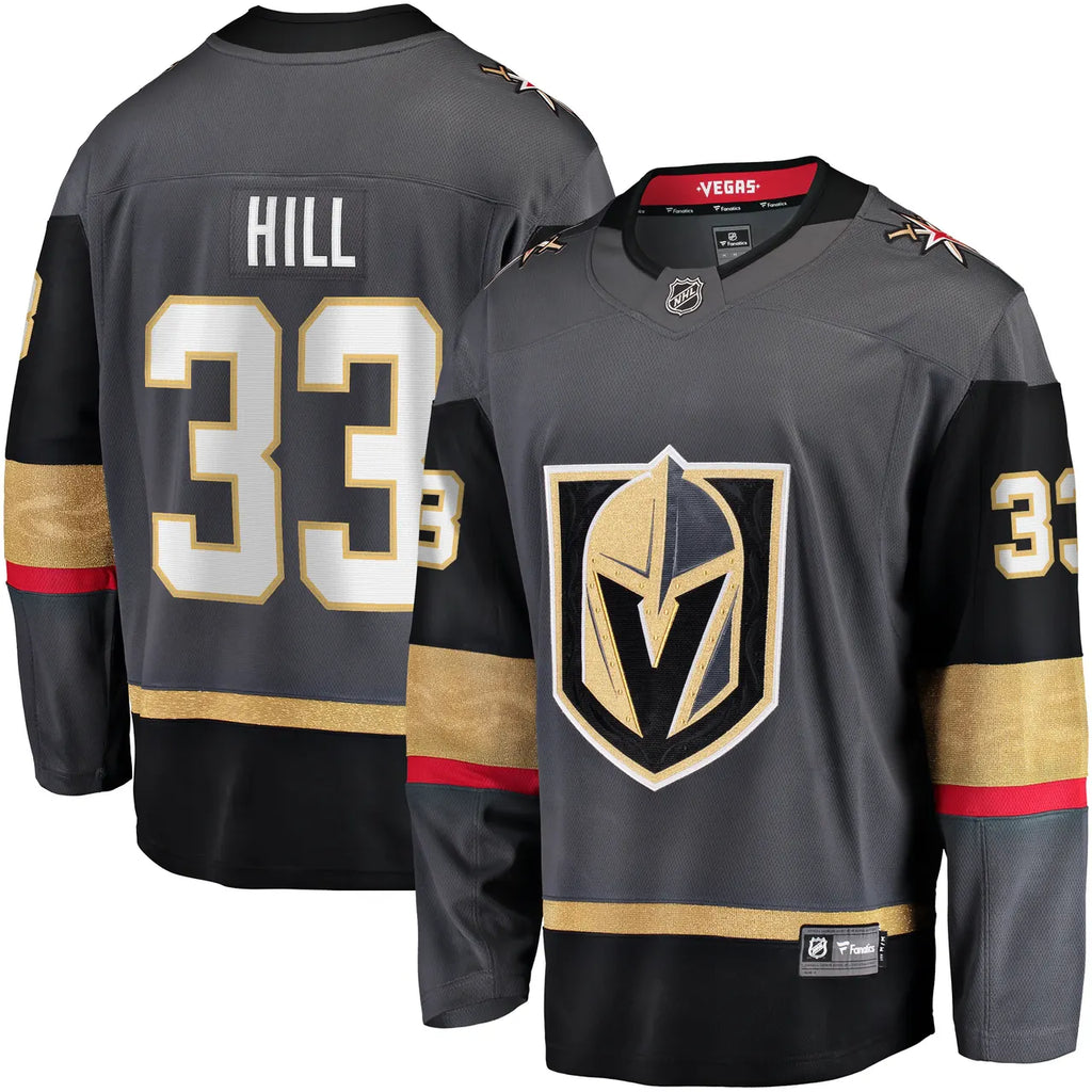 Hill Golden Knights Grey Jersey - Hình 2