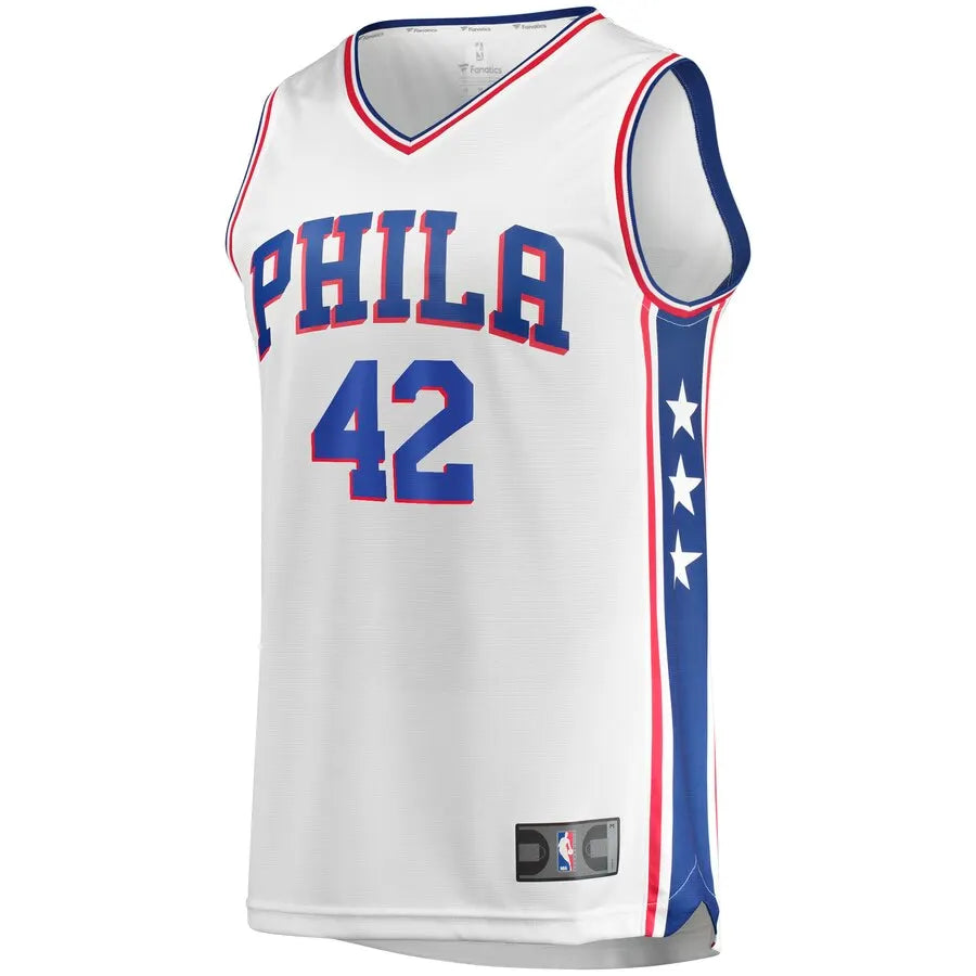 white Fanatics Horford 76ers Jersey - Hình 2
