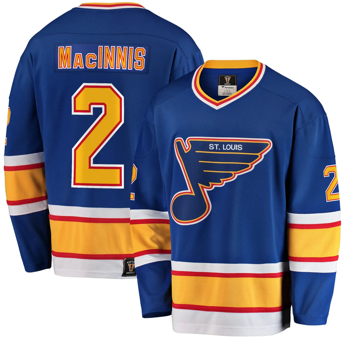 MacInnis Blues Vintage Jersey - Hình 2