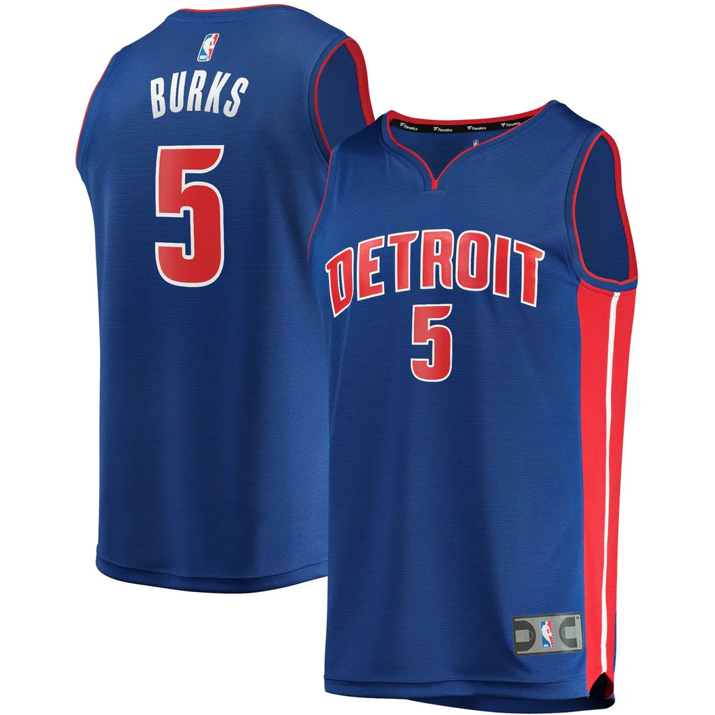 Fanatics Burks Pistons Jersey