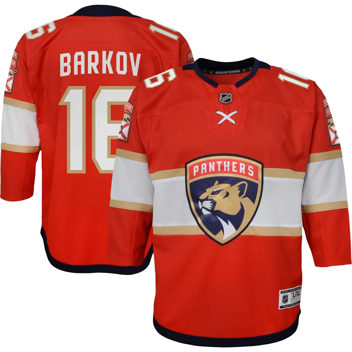 red Fanatics Barkov Panthers Jersey