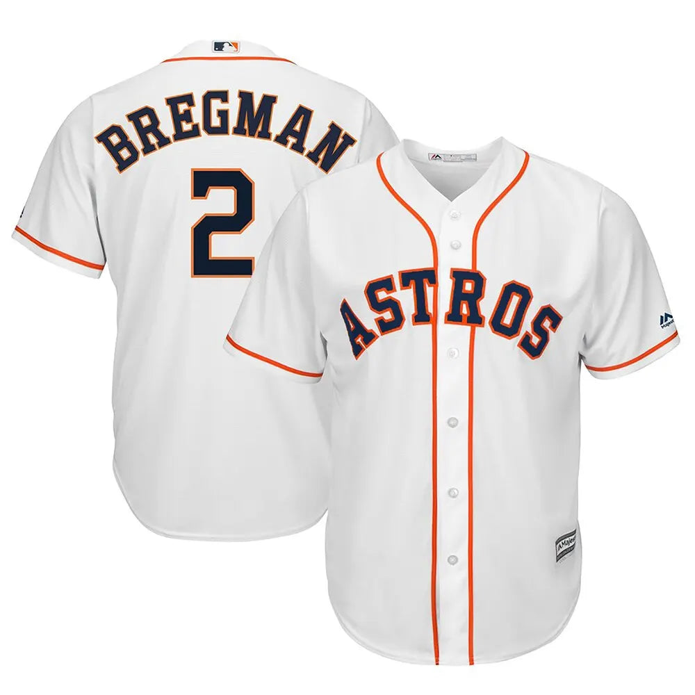 majestic Bregman Astros White Jersey