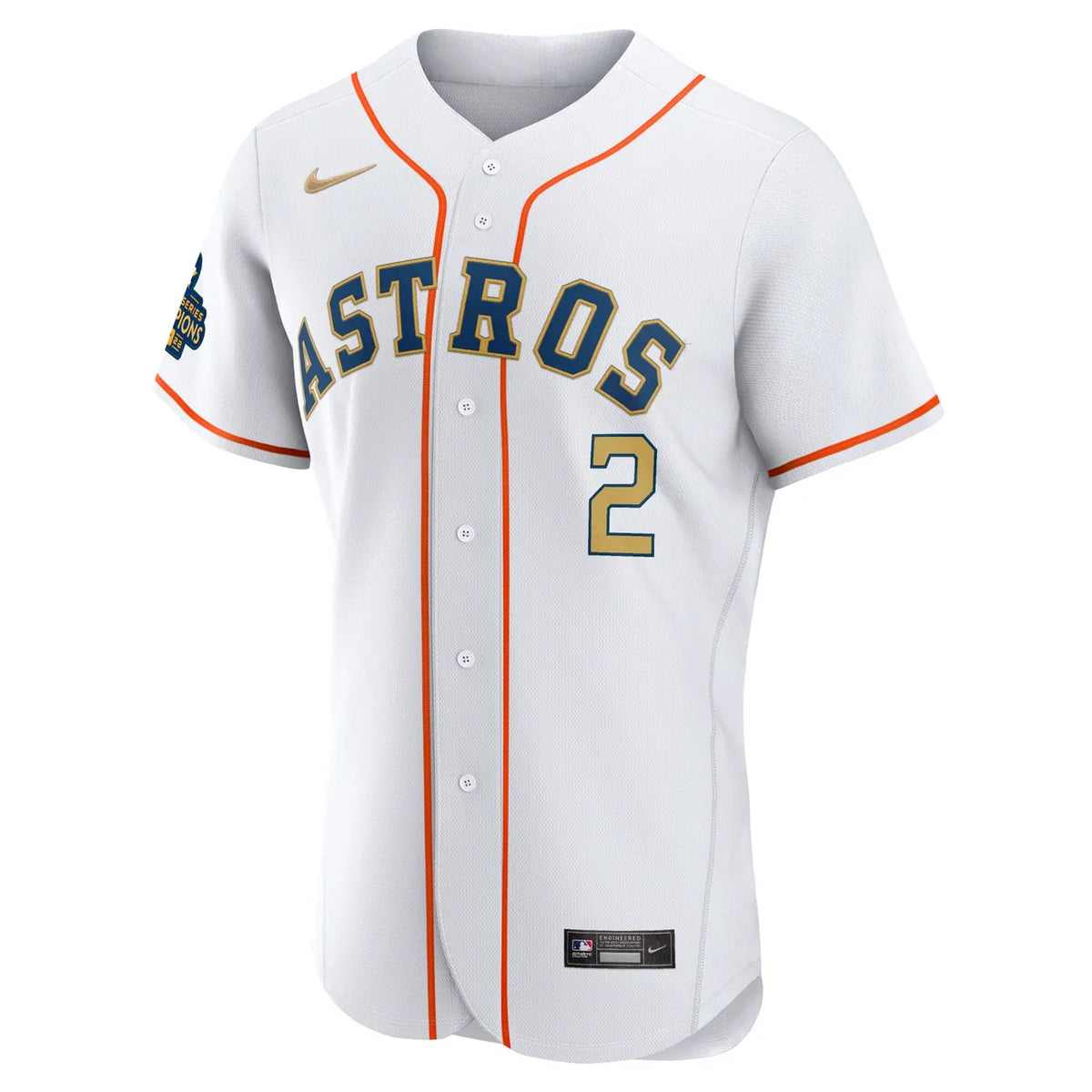 nike home Bregman Astros White Jersey - Hình 3