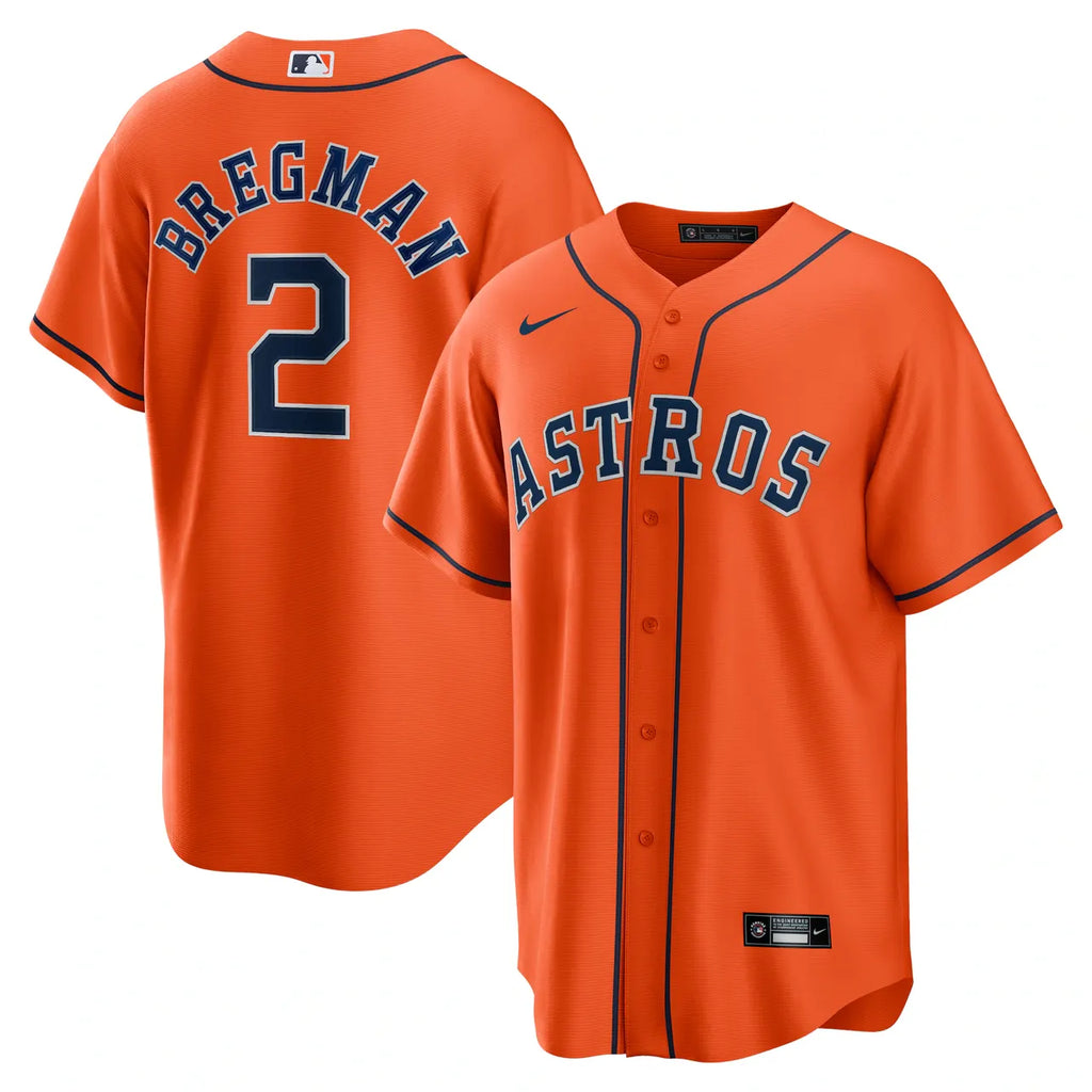 Astros Orange Bregman Jersey