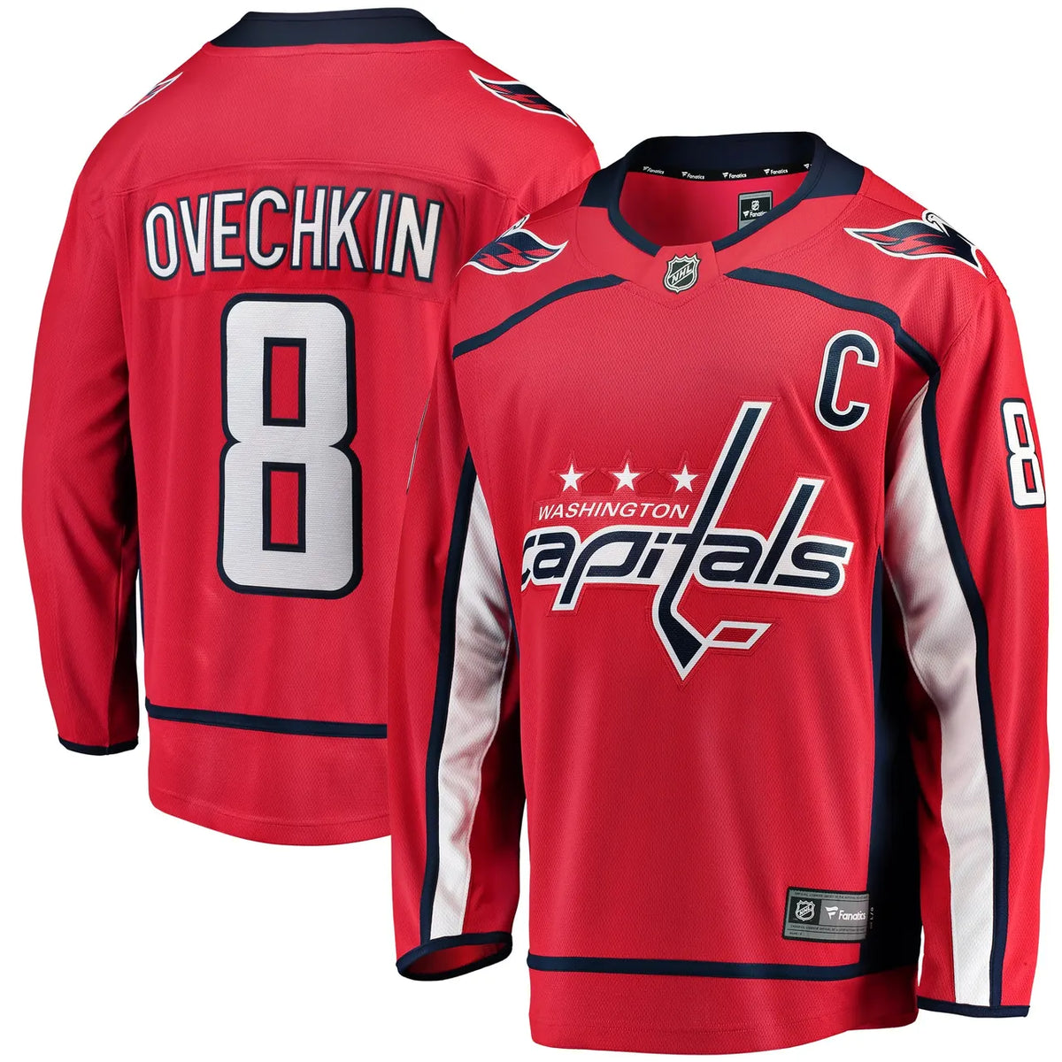 Ovechkin Capitals White Jersey fanatics - Hình 20