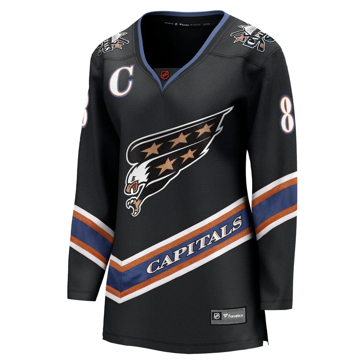 Ovechkin Capitals Black Jersey fanatics - Hình 3