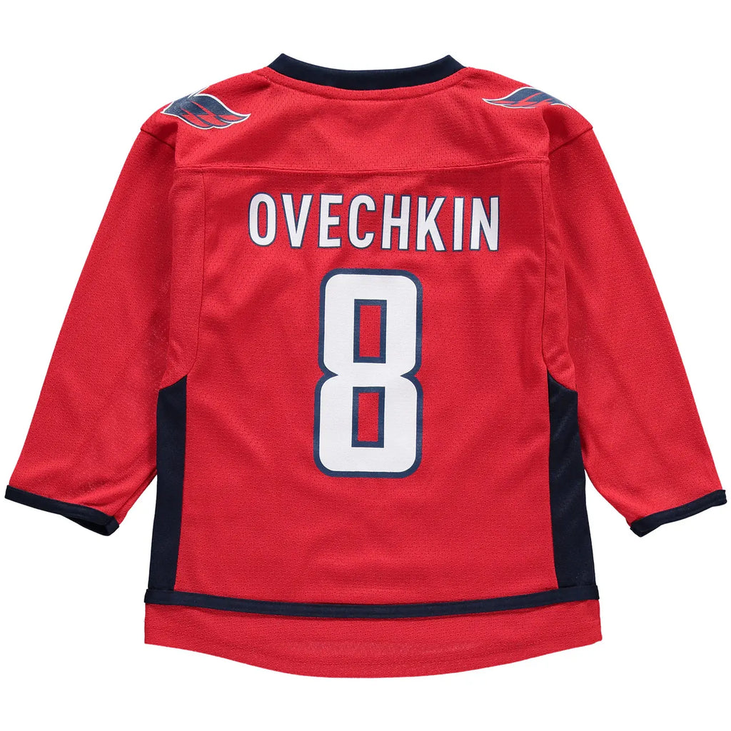 navy Ovechkin Capitals Adidas Jersey - Hình 7