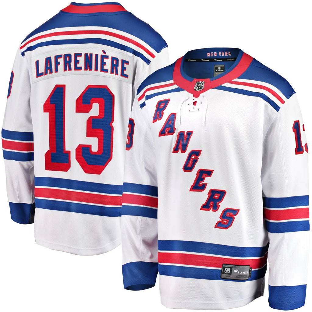 Lafreniere Rangers Blue Jersey fanatics - Hình 4