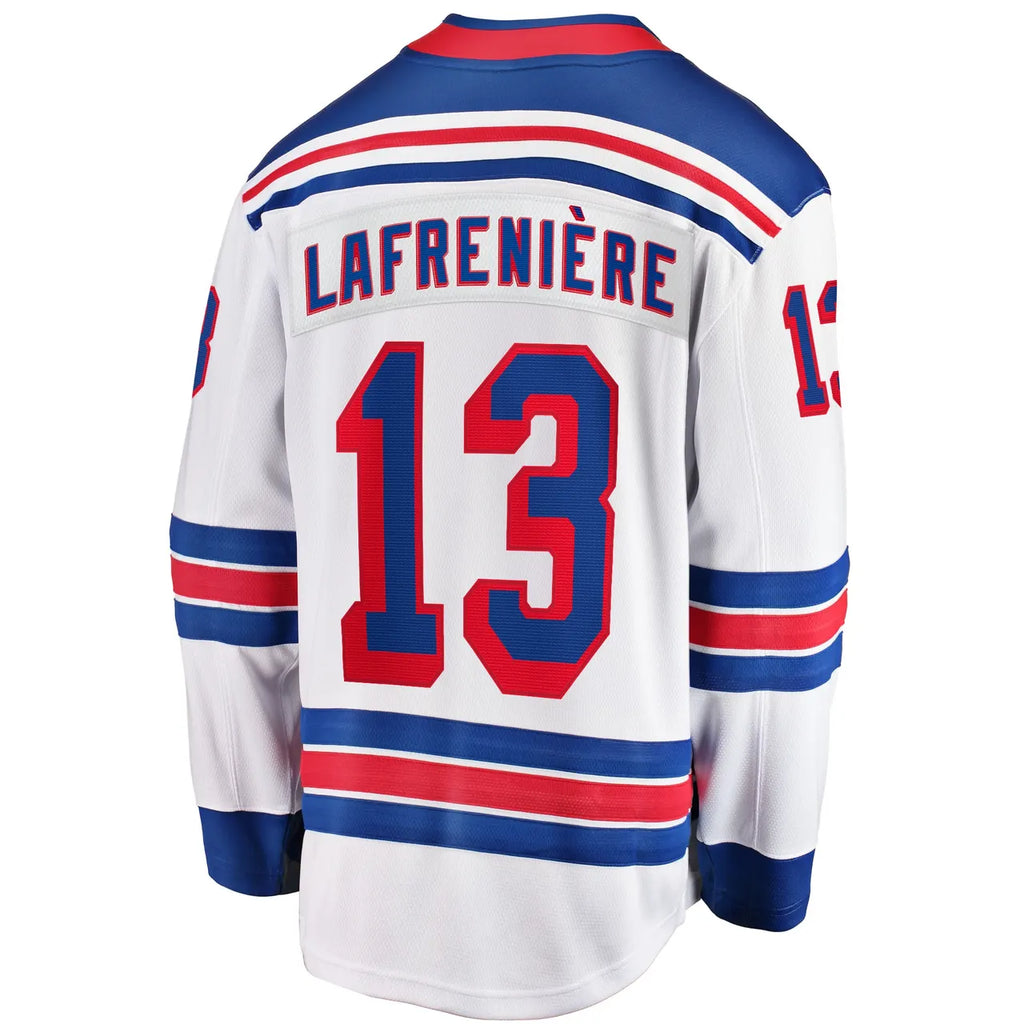 Lafreniere Rangers Blue Jersey fanatics - Hình 2