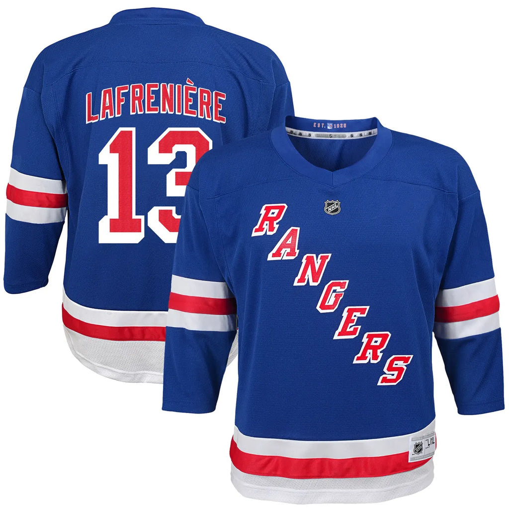 Lafreniere Rangers Blue Jersey fanatics - Hình 2