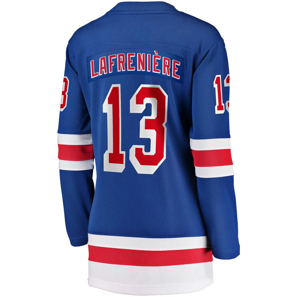Lafreniere Rangers Blue Jersey fanatics - Hình 3