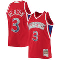 mitchell Iverson 76ers Red Jersey