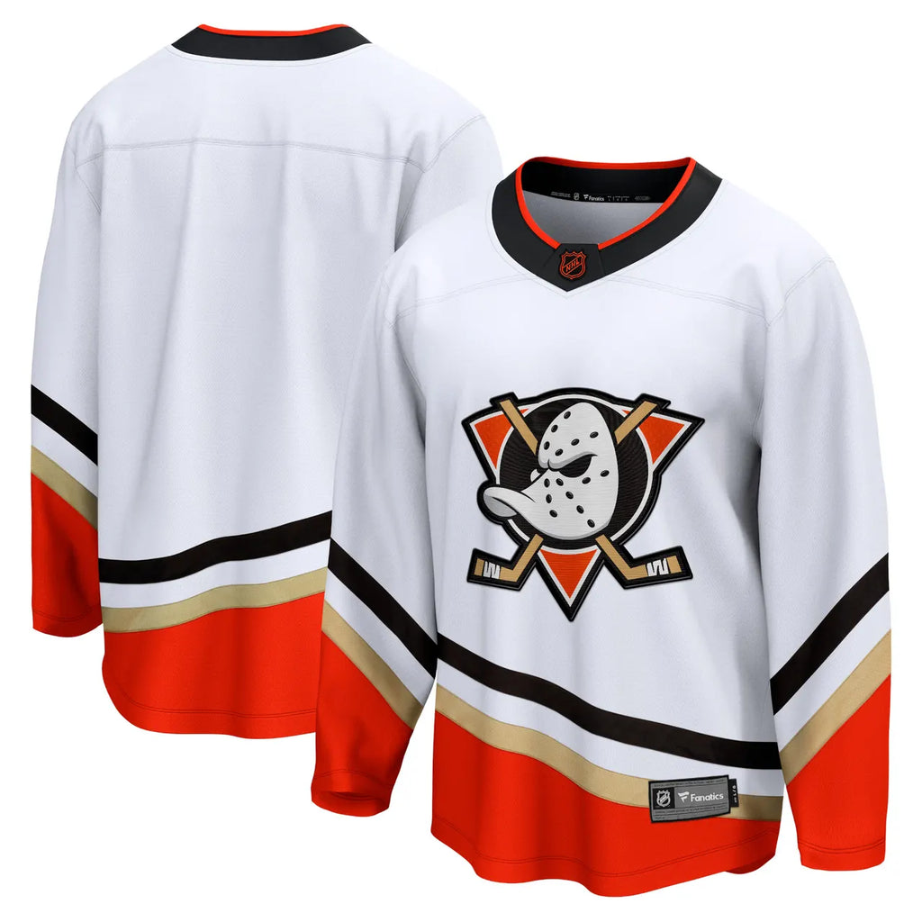 fanatics Anaheim Ducks White Jersey