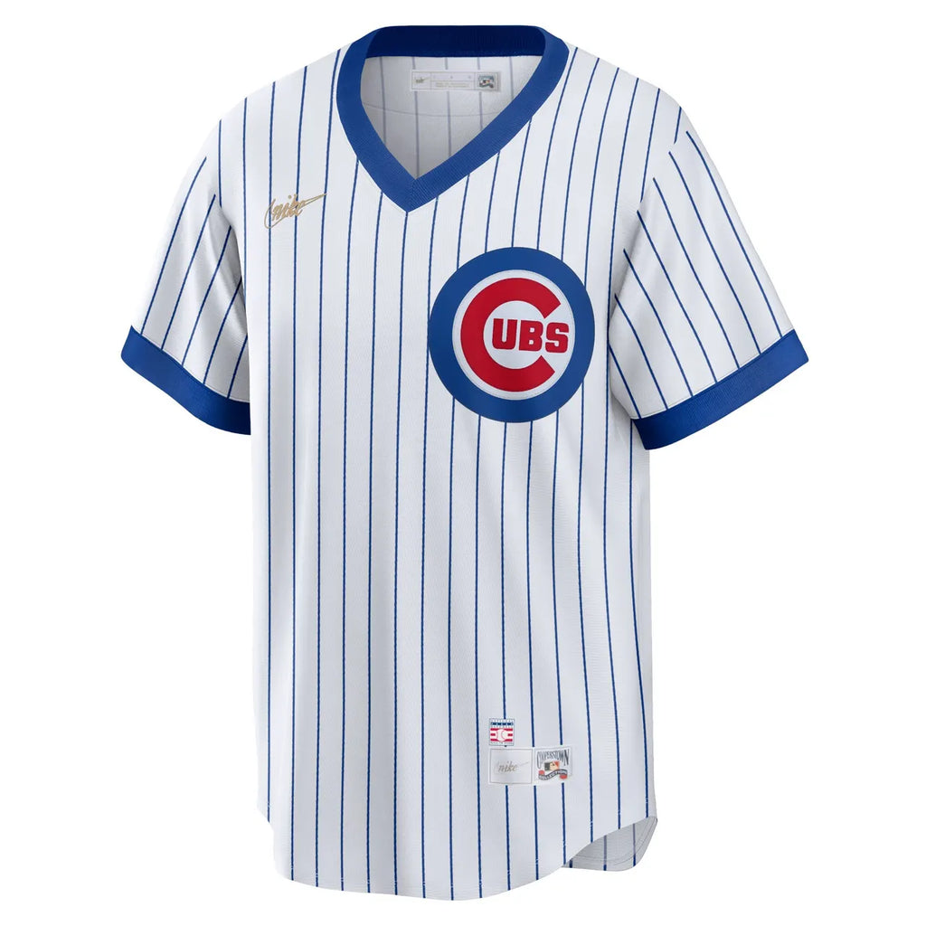 Cubs Dawson White Pinstripe Jersey - Hình 3