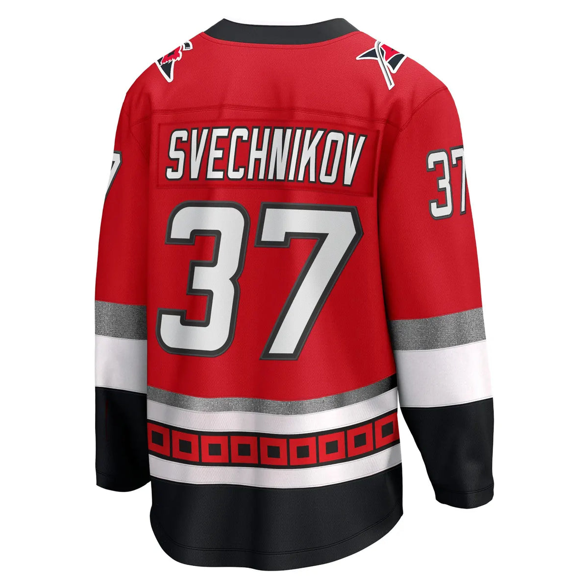 fanatics Svechnikov Hurricanes Red Jersey - Hình 2